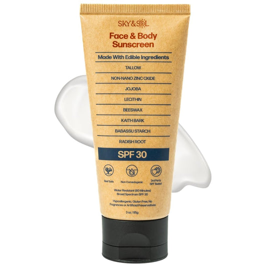 Sky and Sol Face and Body Sunscreen SPF 30