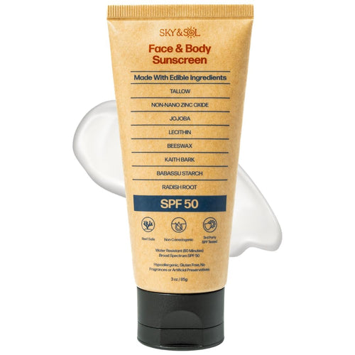 Sky and Sol Face and Body Sunscreen SPF 50